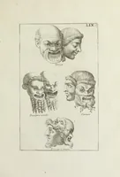 An illustration from Francisci Ficoronii Reg. Lond. Acad. socii dissertatio de larvis scenicis et figuris comicis antiquorum Romanorum, et ex Italica in Latinam linguam versa (1754)