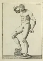 An illustration from Francisci Ficoronii Reg. Lond. Acad. socii dissertatio de larvis scenicis et figuris comicis antiquorum Romanorum, et ex Italica in Latinam linguam versa (1754)