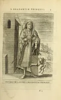 An illustration from Francisci Haraei Annales ducum seu principum Brabantiae totiusq. Belgii : tomi tres : quorum primo solius Brabantiae, secundo Belgii vniti principum res gestae, tertio belgici tumultus, vsque ad inducias anno M. DC. IX. pactas, enarrantur : cum ducum seu principum imaginibus, et breui rerum per omnem Europam illustrium narratione (1623)