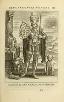 An illustration from Francisci Haraei Annales ducum seu principum Brabantiae totiusq. Belgii : tomi tres : quorum primo solius Brabantiae, secundo Belgii vniti principum res gestae, tertio belgici tumultus, vsque ad inducias anno M. DC. IX. pactas, enarrantur : cum ducum seu principum imaginibus, et breui rerum per omnem Europam illustrium narratione (1623)