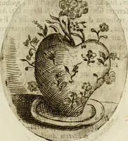 Picture 78 of 155 from Francisci Ponae Cardiomorphoseos, siue, Ex corde desumpta emblemata sacra (1645), leaf 100
