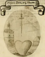 Picture 83 of 155 from Francisci Ponae Cardiomorphoseos, siue, Ex corde desumpta emblemata sacra (1645), leaf 108