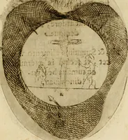 An illustration from Francisci Ponae Cardiomorphoseos, siue, Ex corde desumpta emblemata sacra (1645)