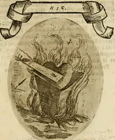 An illustration from Francisci Ponae Cardiomorphoseos, siue, Ex corde desumpta emblemata sacra (1645)