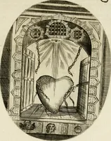 Picture 6 of 155 from Francisci Ponae Cardiomorphoseos, siue, Ex corde desumpta emblemata sacra (1645), leaf 12