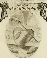 Picture 101 of 155 from Francisci Ponae Cardiomorphoseos, siue, Ex corde desumpta emblemata sacra (1645), leaf 136