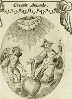 Picture 8 of 155 from Francisci Ponae Cardiomorphoseos, siue, Ex corde desumpta emblemata sacra (1645), leaf 14