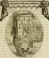 An illustration from Francisci Ponae Cardiomorphoseos, siue, Ex corde desumpta emblemata sacra (1645)