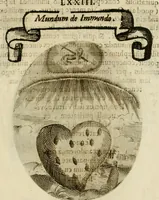 An illustration from Francisci Ponae Cardiomorphoseos, siue, Ex corde desumpta emblemata sacra (1645)
