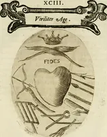 Picture 145 of 155 from Francisci Ponae Cardiomorphoseos, siue, Ex corde desumpta emblemata sacra (1645), leaf 202