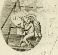 An illustration from Francisci Ponae Cardiomorphoseos, siue, Ex corde desumpta emblemata sacra (1645)