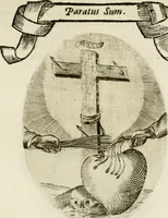 Picture 34 of 155 from Francisci Ponae Cardiomorphoseos, siue, Ex corde desumpta emblemata sacra (1645), leaf 42