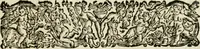 An illustration from Francisci Ponae Cardiomorphoseos, siue, Ex corde desumpta emblemata sacra (1645)