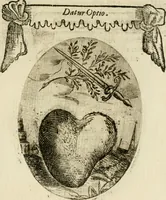 Picture 46 of 155 from Francisci Ponae Cardiomorphoseos, siue, Ex corde desumpta emblemata sacra (1645), leaf 60