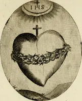 Picture 48 of 155 from Francisci Ponae Cardiomorphoseos, siue, Ex corde desumpta emblemata sacra (1645), leaf 62