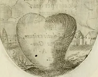 Picture 70 of 155 from Francisci Ponae Cardiomorphoseos, siue, Ex corde desumpta emblemata sacra (1645), leaf 90