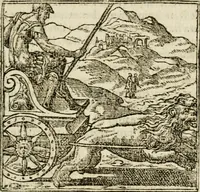 Picture 32 of 217 from Francisci Sanctii Brocensis in inclyta Salmaticensi Academia rhetoricae Graecaeque linguae professoris Comment. in And. Alciati emblemata : nunc denuo multis in locis accurate recognita, & quamplurimis figuris illustrata : cum indice copiosissimo (1573), leaf 128
