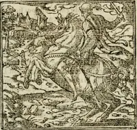 An illustration from Francisci Sanctii Brocensis in inclyta Salmaticensi Academia rhetoricae Graecaeque linguae professoris Comment. in And. Alciati emblemata : nunc denuo multis in locis accurate recognita, & quamplurimis figuris illustrata : cum indice copiosissimo (1573)