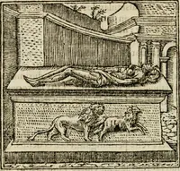 Picture 78 of 217 from Francisci Sanctii Brocensis in inclyta Salmaticensi Academia rhetoricae Graecaeque linguae professoris Comment. in And. Alciati emblemata : nunc denuo multis in locis accurate recognita, & quamplurimis figuris illustrata : cum indice copiosissimo (1573), leaf 243