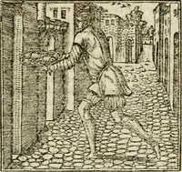 An illustration from Francisci Sanctii Brocensis in inclyta Salmaticensi Academia rhetoricae Graecaeque linguae professoris Comment. in And. Alciati emblemata : nunc denuo multis in locis accurate recognita, & quamplurimis figuris illustrata : cum indice copiosissimo (1573)