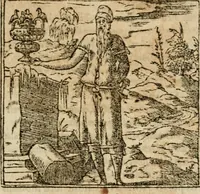 An illustration from Francisci Sanctii Brocensis in inclyta Salmaticensi Academia rhetoricae Graecaeque linguae professoris Comment. in And. Alciati emblemata : nunc denuo multis in locis accurate recognita, & quamplurimis figuris illustrata : cum indice copiosissimo (1573)