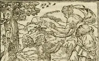 An illustration from Francisci Sanctii Brocensis in inclyta Salmaticensi Academia rhetoricae Graecaeque linguae professoris Comment. in And. Alciati emblemata : nunc denuo multis in locis accurate recognita, & quamplurimis figuris illustrata : cum indice copiosissimo (1573)