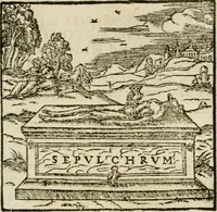 An illustration from Francisci Sanctii Brocensis in inclyta Salmaticensi Academia rhetoricae Graecaeque linguae professoris Comment. in And. Alciati emblemata : nunc denuo multis in locis accurate recognita, & quamplurimis figuris illustrata : cum indice copiosissimo (1573)