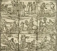 An illustration from Francisci Sanctii Brocensis in inclyta Salmaticensi Academia rhetoricae Graecaeque linguae professoris Comment. in And. Alciati emblemata : nunc denuo multis in locis accurate recognita, & quamplurimis figuris illustrata : cum indice copiosissimo (1573)