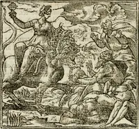 An illustration from Francisci Sanctii Brocensis in inclyta Salmaticensi Academia rhetoricae Graecaeque linguae professoris Comment. in And. Alciati emblemata : nunc denuo multis in locis accurate recognita, & quamplurimis figuris illustrata : cum indice copiosissimo (1573)