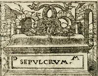 An illustration from Francisci Sanctii Brocensis in inclyta Salmaticensi Academia rhetoricae Graecaeque linguae professoris Comment. in And. Alciati emblemata : nunc denuo multis in locis accurate recognita, & quamplurimis figuris illustrata : cum indice copiosissimo (1573)