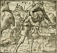 An illustration from Francisci Sanctii Brocensis in inclyta Salmaticensi Academia rhetoricae Graecaeque linguae professoris Comment. in And. Alciati emblemata : nunc denuo multis in locis accurate recognita, & quamplurimis figuris illustrata : cum indice copiosissimo (1573)
