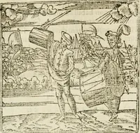 An illustration from Francisci Sanctii Brocensis in inclyta Salmaticensi Academia rhetoricae Graecaeque linguae professoris Comment. in And. Alciati emblemata : nunc denuo multis in locis accurate recognita, & quamplurimis figuris illustrata : cum indice copiosissimo (1573)