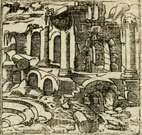 Picture 183 of 217 from Francisci Sanctii Brocensis in inclyta Salmaticensi Academia rhetoricae Graecaeque linguae professoris Comment. in And. Alciati emblemata : nunc denuo multis in locis accurate recognita, & quamplurimis figuris illustrata : cum indice copiosissimo (1573), leaf 489