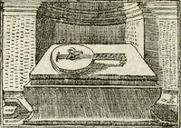 Picture 188 of 217 from Francisci Sanctii Brocensis in inclyta Salmaticensi Academia rhetoricae Graecaeque linguae professoris Comment. in And. Alciati emblemata : nunc denuo multis in locis accurate recognita, & quamplurimis figuris illustrata : cum indice copiosissimo (1573), leaf 505