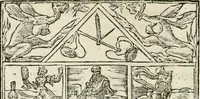 Picture 190 of 217 from Francisci Sanctii Brocensis in inclyta Salmaticensi Academia rhetoricae Graecaeque linguae professoris Comment. in And. Alciati emblemata : nunc denuo multis in locis accurate recognita, & quamplurimis figuris illustrata : cum indice copiosissimo (1573), leaf 513