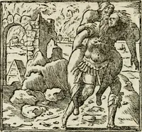 An illustration from Francisci Sanctii Brocensis in inclyta Salmaticensi Academia rhetoricae Graecaeque linguae professoris Comment. in And. Alciati emblemata : nunc denuo multis in locis accurate recognita, & quamplurimis figuris illustrata : cum indice copiosissimo (1573)