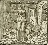 An illustration from Francisci Sanctii Brocensis in inclyta Salmaticensi Academia rhetoricae Graecaeque linguae professoris Comment. in And. Alciati emblemata : nunc denuo multis in locis accurate recognita, & quamplurimis figuris illustrata : cum indice copiosissimo (1573)
