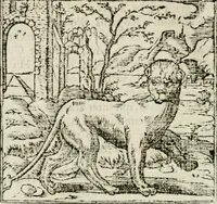 An illustration from Francisci Sanctii Brocensis in inclyta Salmaticensi Academia rhetoricae Graecaeque linguae professoris Comment. in And. Alciati emblemata : nunc denuo multis in locis accurate recognita, & quamplurimis figuris illustrata : cum indice copiosissimo (1573)