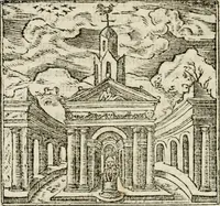 Picture 18 of 217 from Francisci Sanctii Brocensis in inclyta Salmaticensi Academia rhetoricae Graecaeque linguae professoris Comment. in And. Alciati emblemata : nunc denuo multis in locis accurate recognita, & quamplurimis figuris illustrata : cum indice copiosissimo (1573), leaf 73