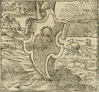 An illustration from Francisci Sanctii Brocensis in inclyta Salmaticensi Academia rhetoricae Graecaeque linguae professoris Comment. in And. Alciati emblemata : nunc denuo multis in locis accurate recognita, & quamplurimis figuris illustrata : cum indice copiosissimo (1573)