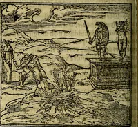 An illustration from Francisci Sanctii Brocensis .. (1573)