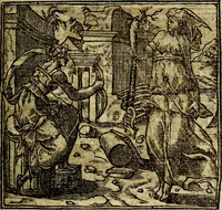 An illustration from Francisci Sanctii Brocensis .. (1573)