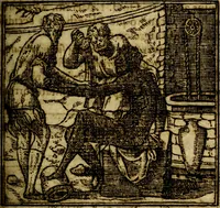 An illustration from Francisci Sanctii Brocensis .. (1573)
