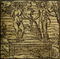 An illustration from Francisci Sanctii Brocensis .. (1573)