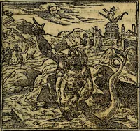An illustration from Francisci Sanctii Brocensis .. (1573)