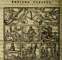 An illustration from Francisci Sanctii Brocensis .. (1573)