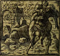An illustration from Francisci Sanctii Brocensis .. (1573)