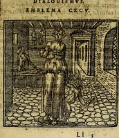An illustration from Francisci Sanctii Brocensis .. (1573)