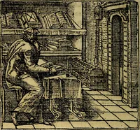 An illustration from Francisci Sanctii Brocensis .. (1573)