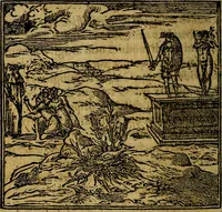An illustration from Francisci Sanctii Brocensis .. (1573)
